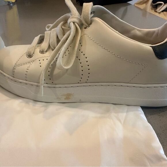 Salvatore Ferragamo White Sneakers Womens size 7 - Picture 4 of 10